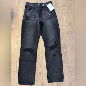 Brand new with tags! Kancan Distressed Black Jeans